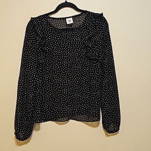 Cabi polka-dot blouse size xs - Picture 1 of 9